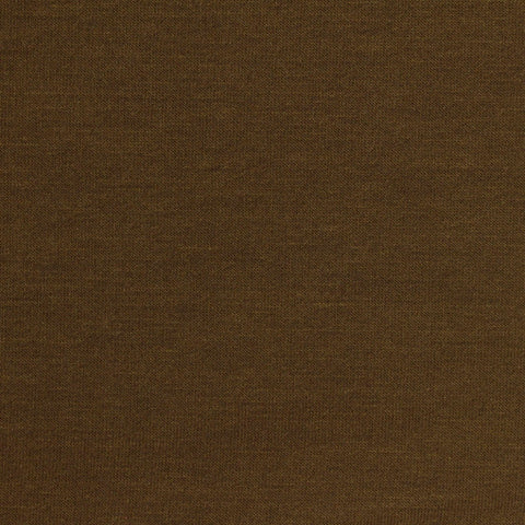 Brushed Polyester Modal Stretch French Terry Fabric, 246 gsm, 163 cm — Brown