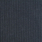 Modal Polyester Stretch Rib Knit Fabric, 260 gsm, 137 cm — Navy — texture