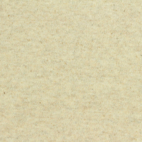 Light Beige Marl Interlock Knit, Cotton, 256 gsm