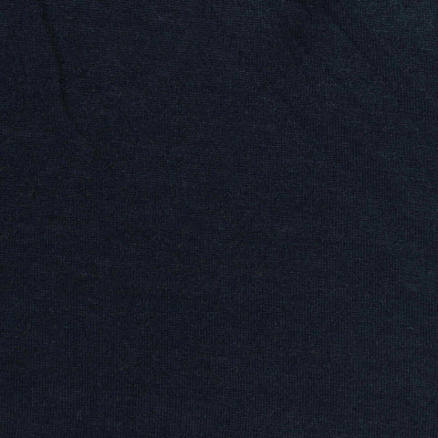 Polyester Cotton Jersey Knit Fabric, 110 gsm, 163 cm — Navy