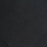 Brushed Cotton Modal Knit Fabric, 250 gsm, 155 cm — Black