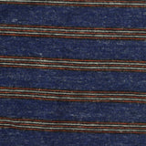 Orange Horizontal-Stripe Jersey Knit, Cotton