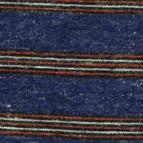 Orange Horizontal-Stripe Jersey Knit, Cotton — texture