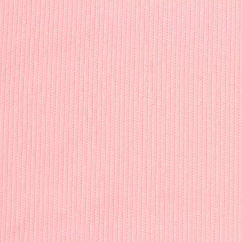 Polyester Stretch Rib Knit Fabric, 297 gsm, 127 cm — Pink