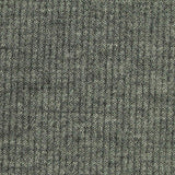 Heather Grey Marl Rib Knit, Polyester — texture