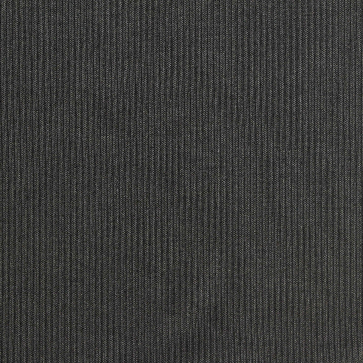 Viscose Stretch Rib Knit Fabric, 270 gsm, 120 cm — Grey