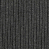 Viscose Stretch Rib Knit Fabric, 270 gsm, 120 cm — Grey — texture
