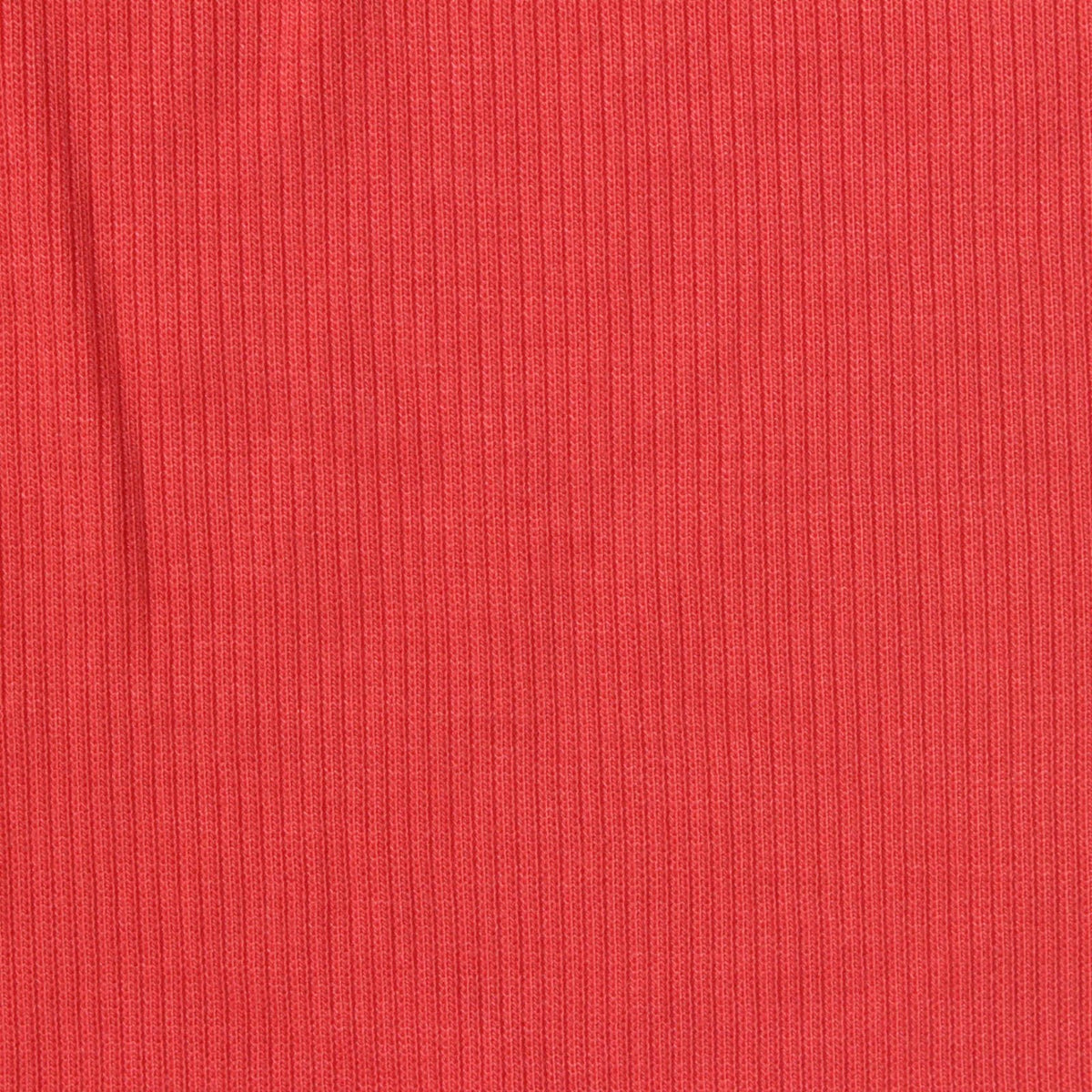 Viscose Stretch Rib Knit Fabric, 300 gsm, 120 cm — Red