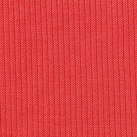 Viscose Stretch Rib Knit Fabric, 300 gsm, 120 cm — Red