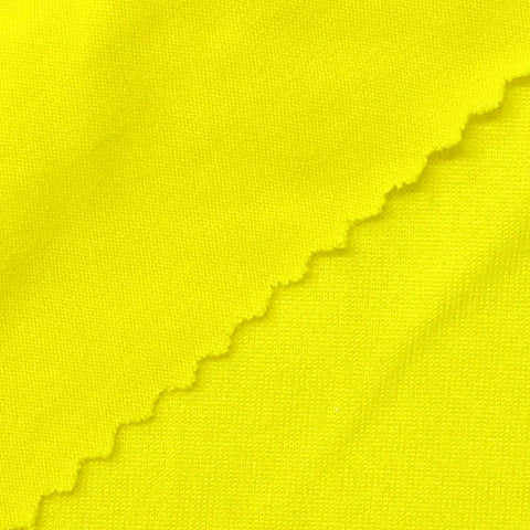 Polyester Stretch Milk Silk Knit Fabric, 180 gsm, 160 cm — Yellow