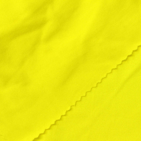 Polyester Stretch Milk Silk Knit Fabric, 180 gsm, 160 cm — Yellow
