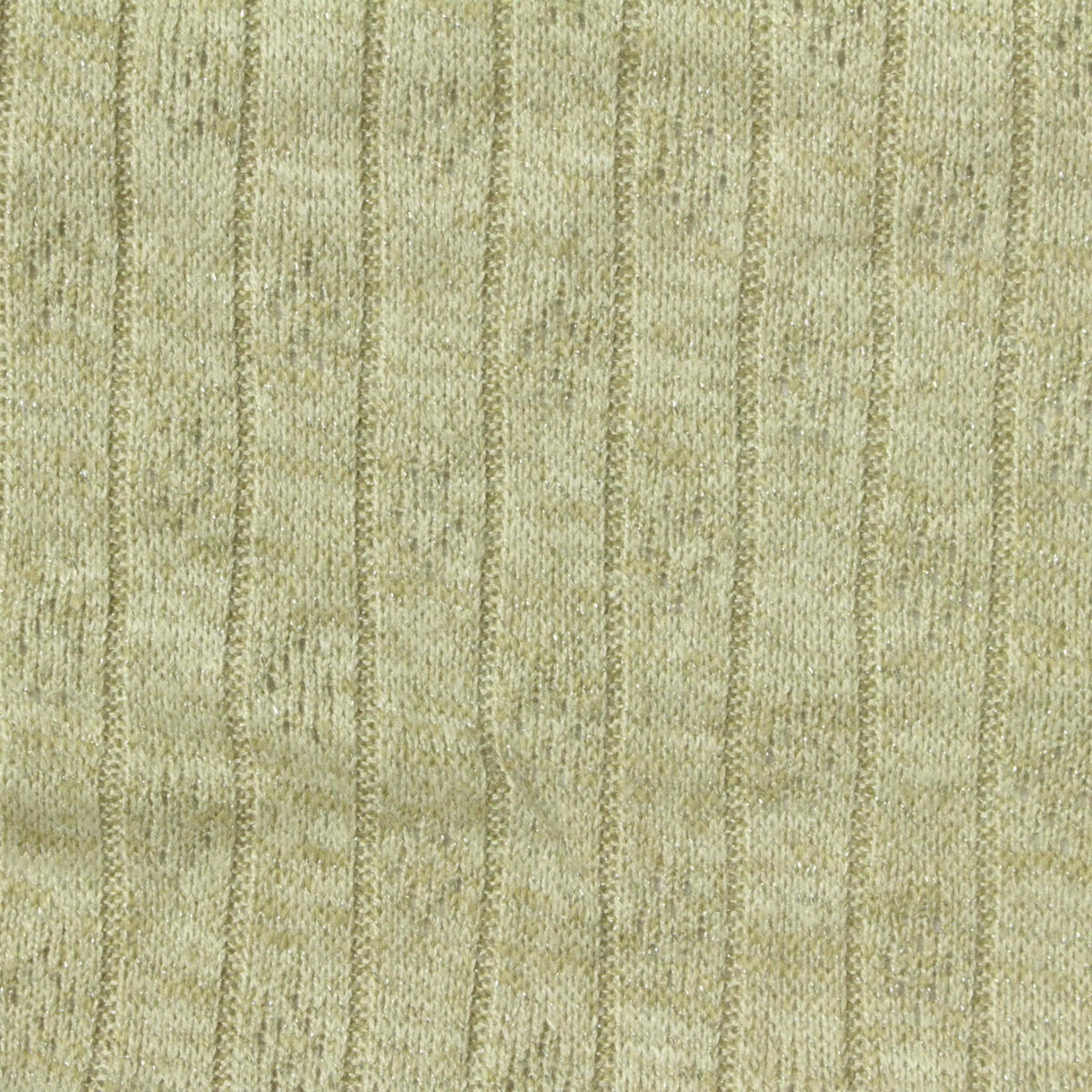 Light Green Heathered-Marl Rib Knit, Viscose-Nylon