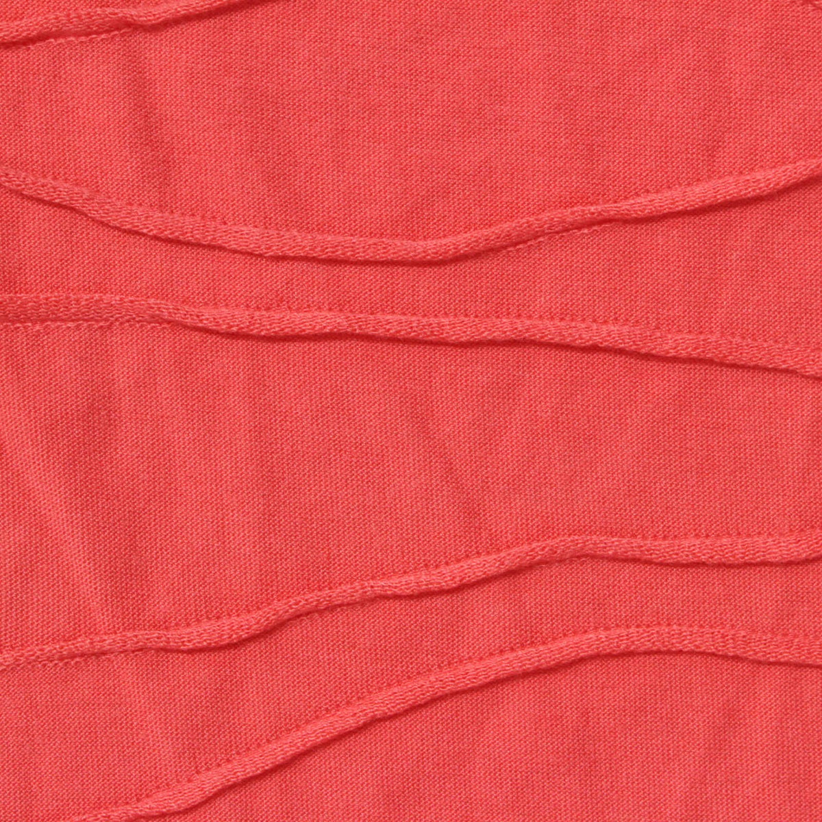 Jacquard Polyester Viscose Jersey Knit Fabric, 175 gsm, 180 cm — Red