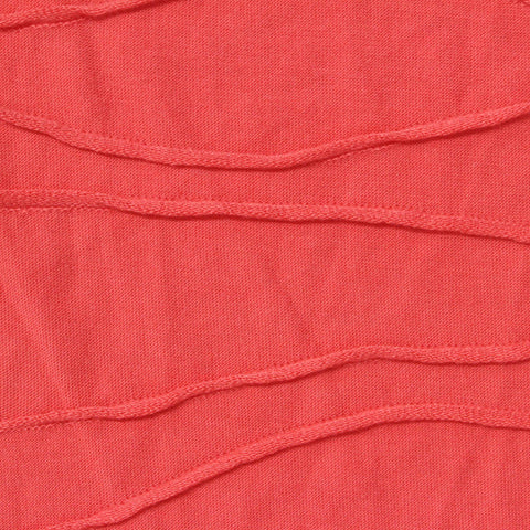 Jacquard Polyester Viscose Jersey Knit Fabric, 175 gsm, 180 cm — Red