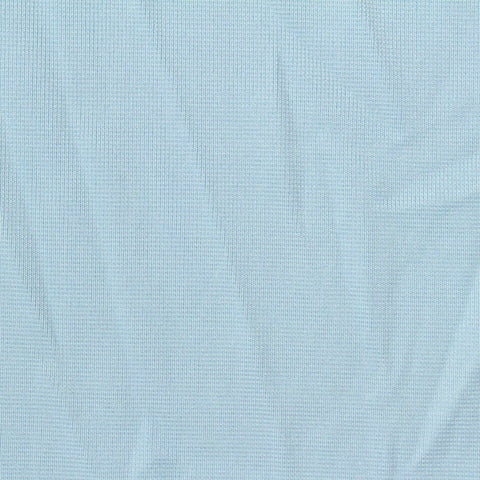 Polyester Stretch Rib Knit Fabric, 240 gsm, 170 cm — Blue