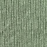 Viscose Stretch Rib Knit Fabric, 240 gsm, 120 cm — Green — texture