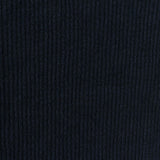 Polyester Viscose Rib Knit Fabric, 290 gsm, 140 cm — Navy
