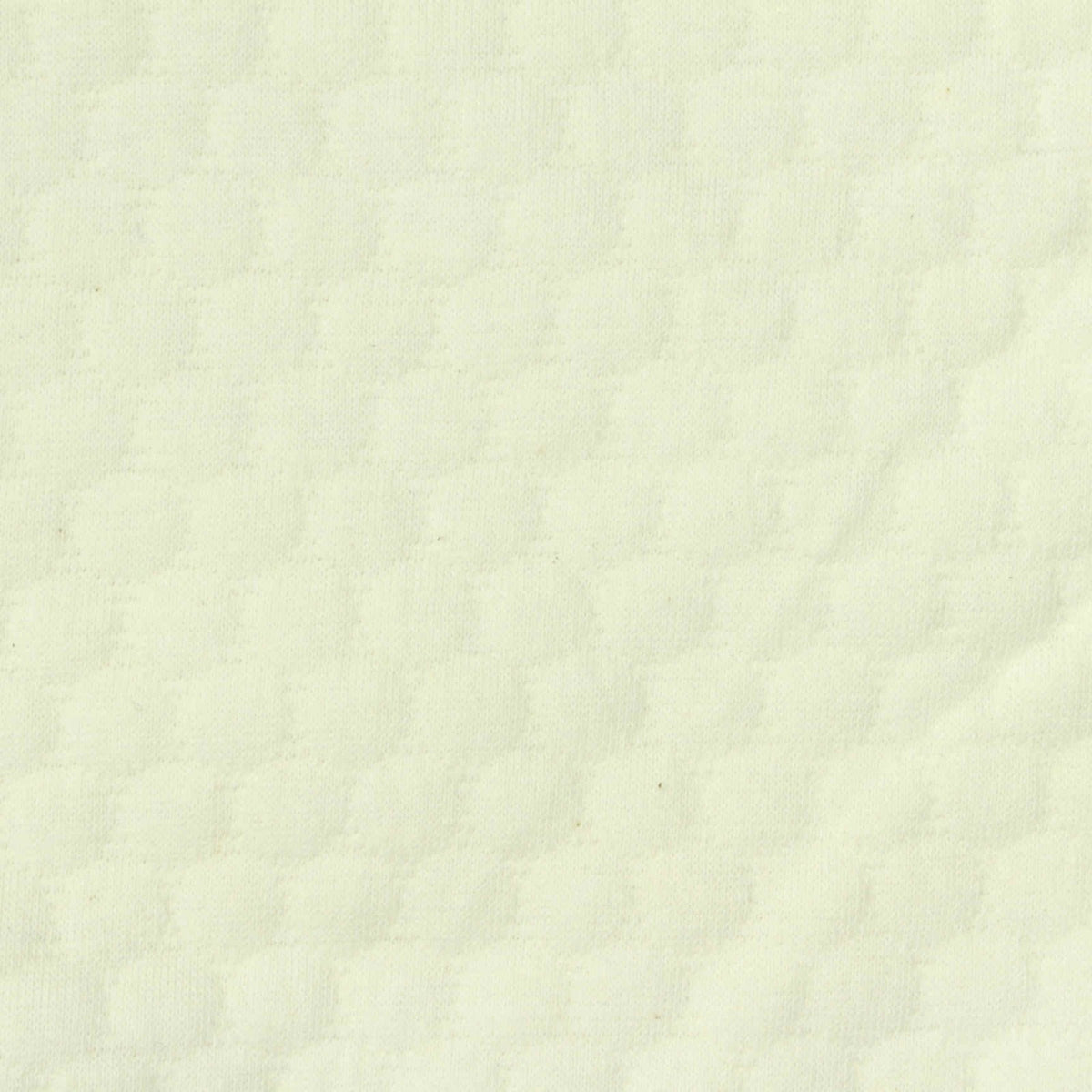 Cream Tone-on-Tone Square Jacquard, Poly-Cotton