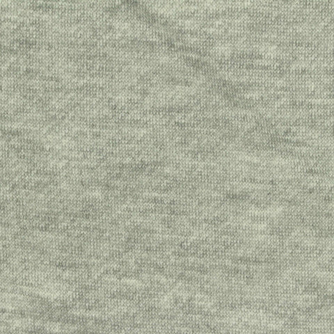 Light Grey Marl French Terry, Poly-Cotton, 278 gsm