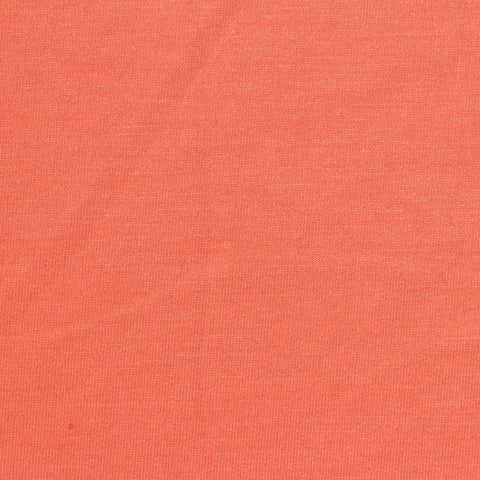 Coral Marl French Terry, Poly-Viscose