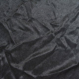 100% Polyester Jersey Knit Fabric, 120 gsm, 155 cm — Black
