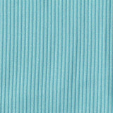 Polyester Stretch Rib Knit Fabric, 250 gsm, 120 cm — Blue — texture