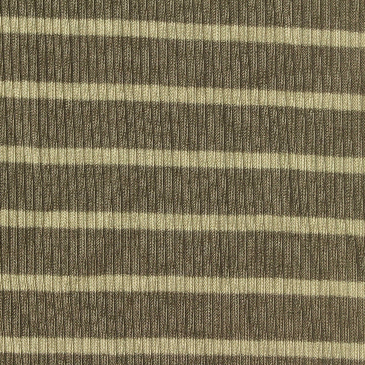 Light Beige Stripes Rib Knit, Viscose