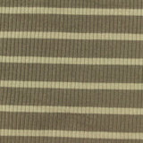 Olive Horizontal-Stripe Rib Knit, Viscose