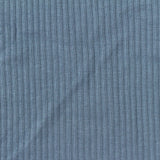 Rib Knit Fabric, 245 gsm, 120 cm — Blue