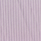 Brushed Polyester Stretch Rib Knit Fabric, 230 gsm, 165 cm — Purple