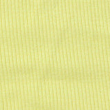 Viscose Stretch Rib Knit Fabric, 270 gsm, 120 cm — Yellow — texture