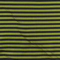 Black Horizontal-Stripe Jersey Knit, Polyester, 126 gsm