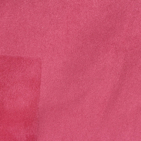 Polyester Stretch Faux Suede Fabric, 303 gsm, 149 cm — Pink