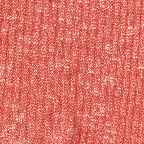 White Fine-Marl Rib Knit, Poly-Viscose