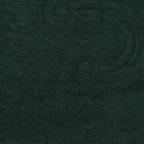 Dark Green Marl Chunky Knit, Viscose-Poly, 216 gsm