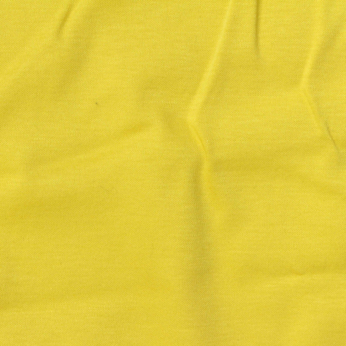 Bright Yellow Interlock Knit, Cotton