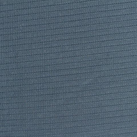 100% Polyester Interlock Knit Fabric, 239 gsm, 172 cm — Blue