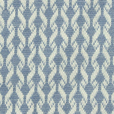 Jacquard Viscose Polyester Stretch Knit Fabric, 304 gsm, 144 cm — Blue