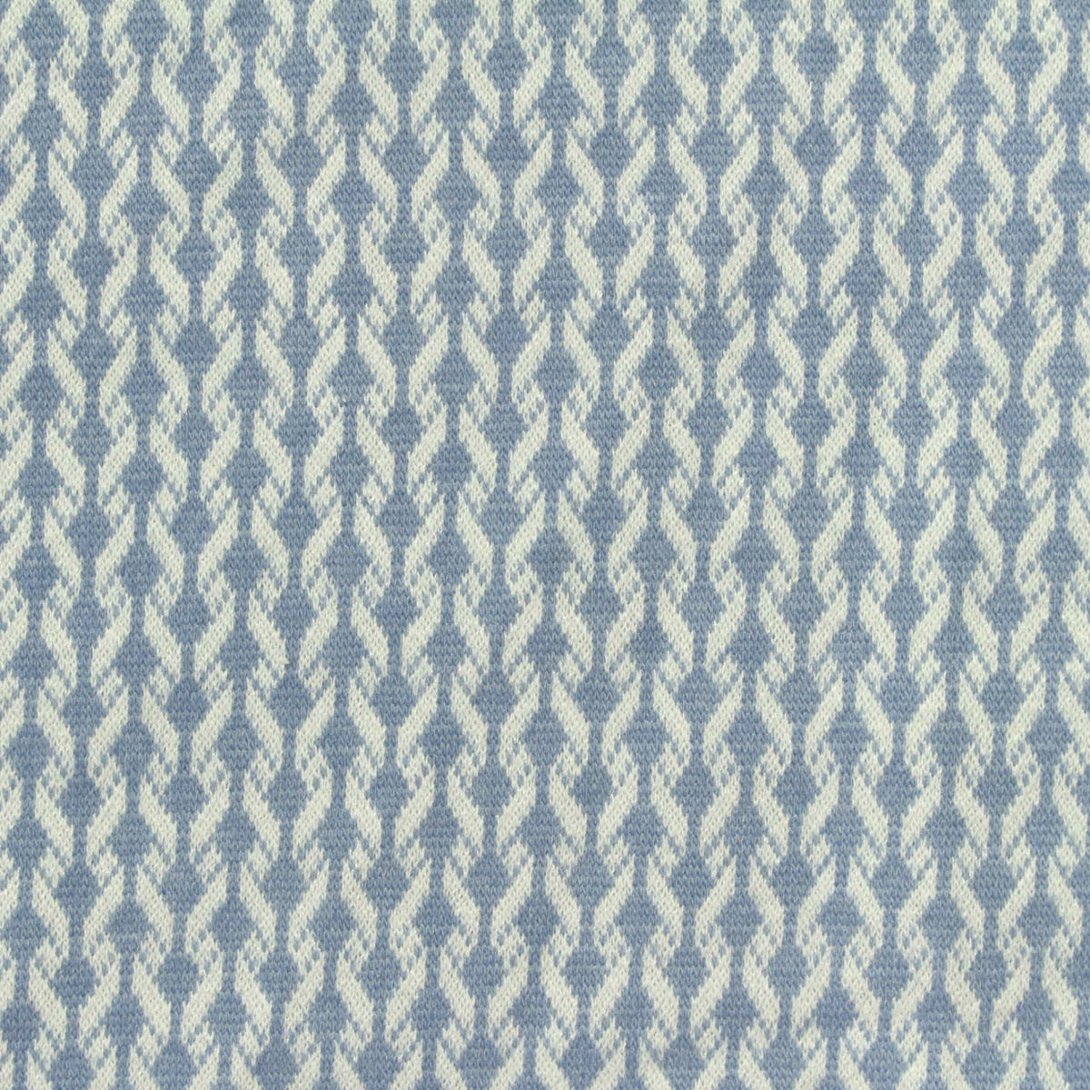 Jacquard Viscose Polyester Stretch Knit Fabric, 304 gsm, 144 cm — Blue
