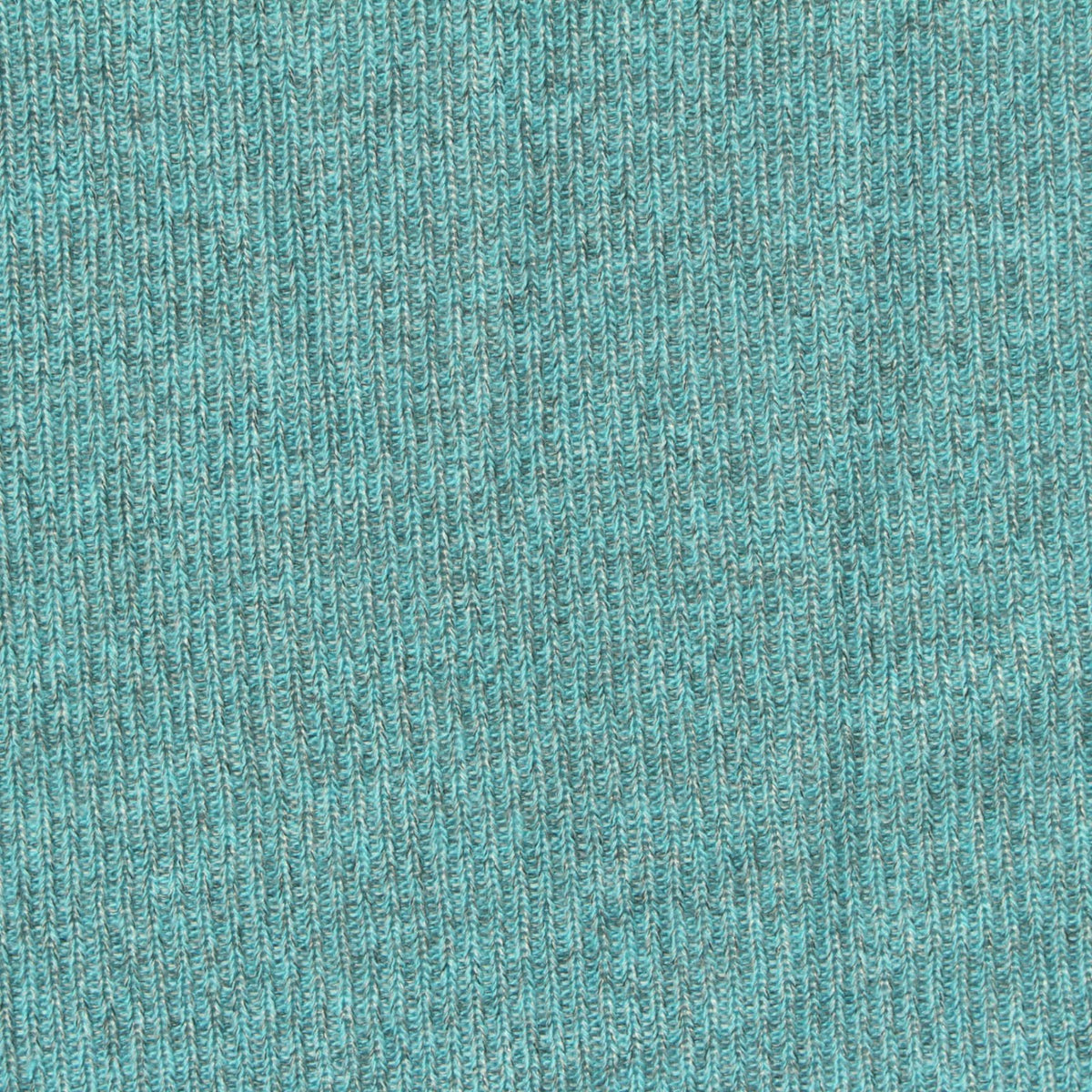 Teal Marl Rib Knit, Polyester