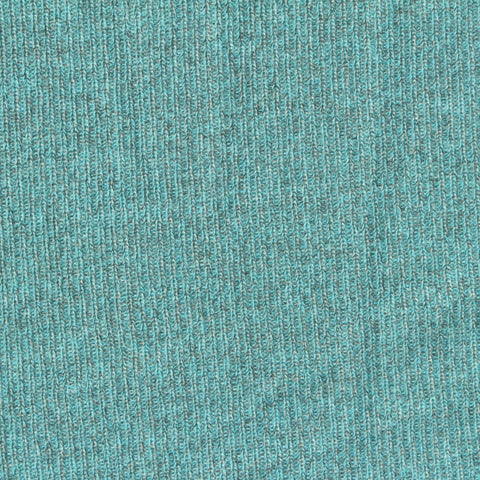 Teal Marl Rib Knit, Polyester