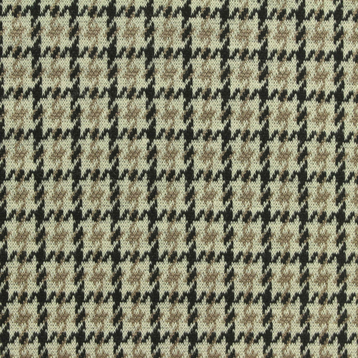 Black Houndstooth Jacquard, Polyester, 270 gsm, 160 cm, ref EF-261219