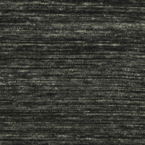 Dark Grey Marl Scuba Knit, Cotton-Poly, 290 gsm
