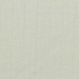 Cream Vertical-Line Pointelle Knit, Poly-Viscose