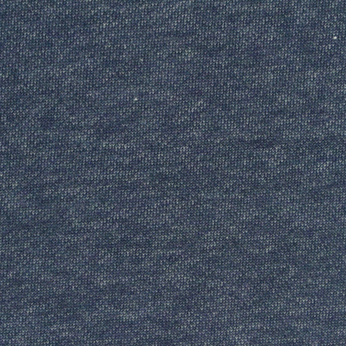Blue Marl French Terry, Cotton-Poly, 290 gsm
