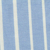 Blue Vertical-Stripe Jersey Knit, Viscose — texture