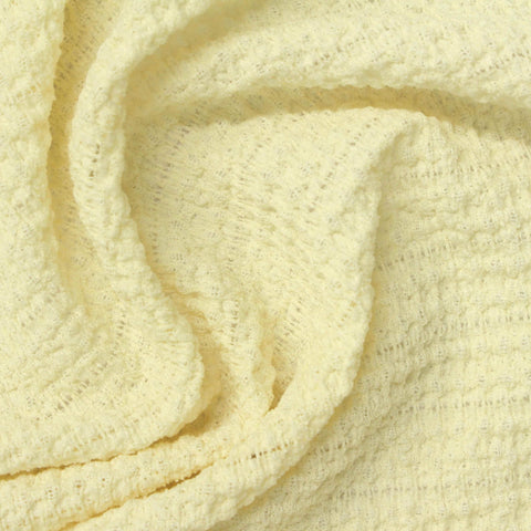 Polyester Stretch Crepe Fabric, 180 gsm — Yellow