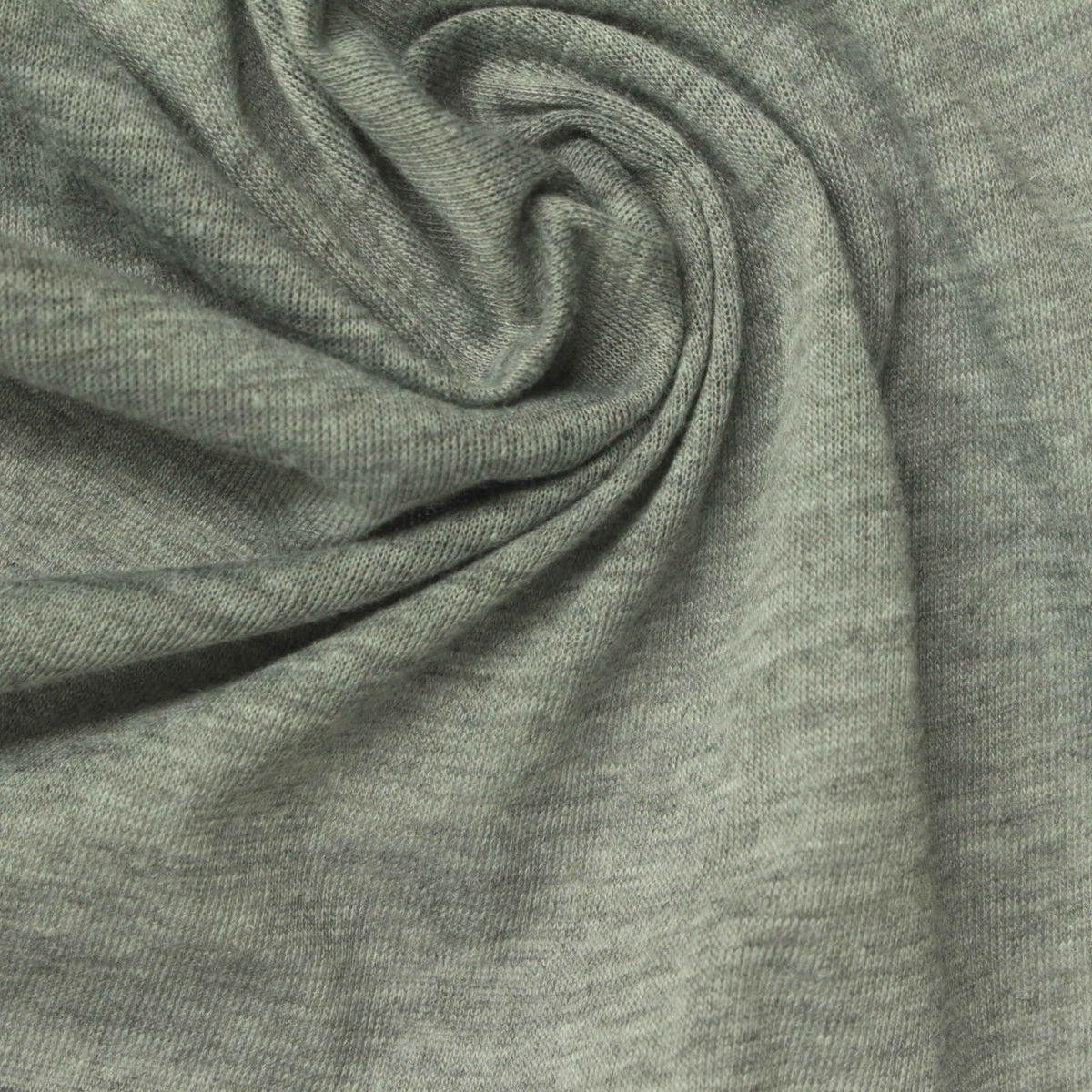 Grey Marl Jersey Knit, Polyester, 130 gsm, 155 cm
