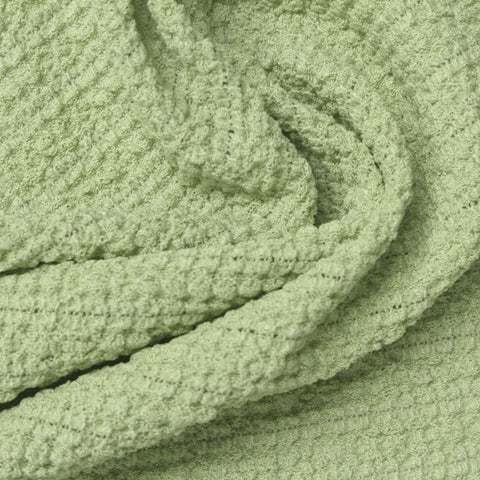 Polyester Stretch Crepe Fabric, 220 gsm — Green