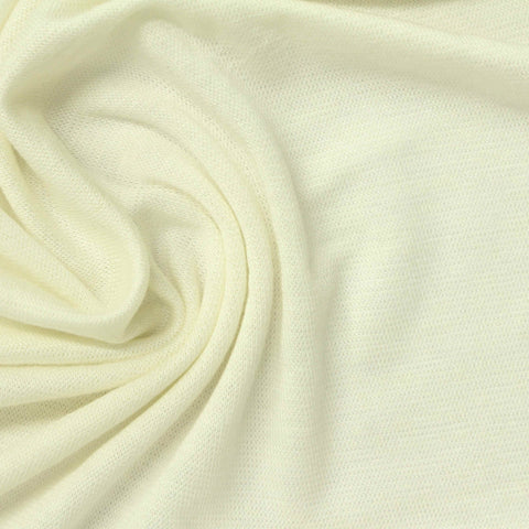 Viscose Stretch Rib Knit Fabric, 160 gsm, 170 cm — Yellow